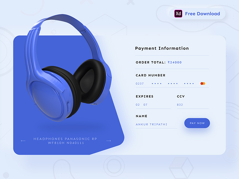 Credit Card Checkout Template