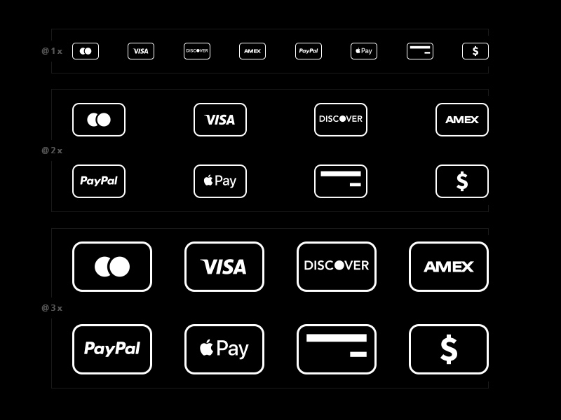 Credit Card Payment Icons