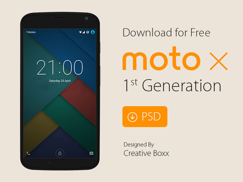 Moto X Mockup