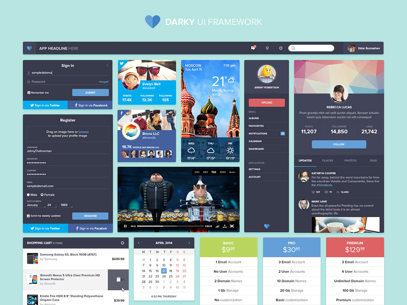Darky UI Kit
