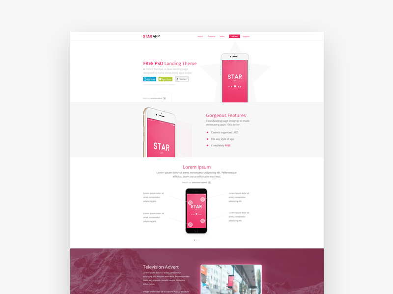 StarApp Landing Page