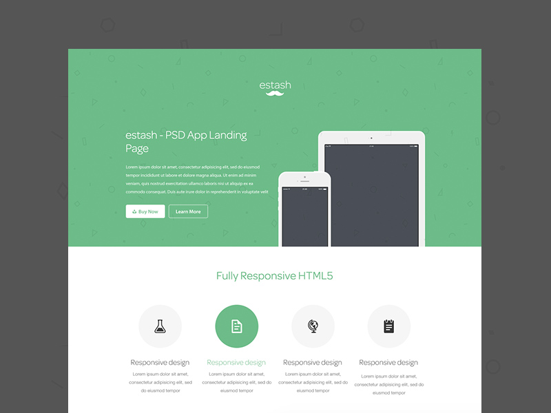 Template Concept | Free PSD Template | PSD Repo