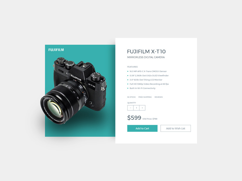 Product Card Info