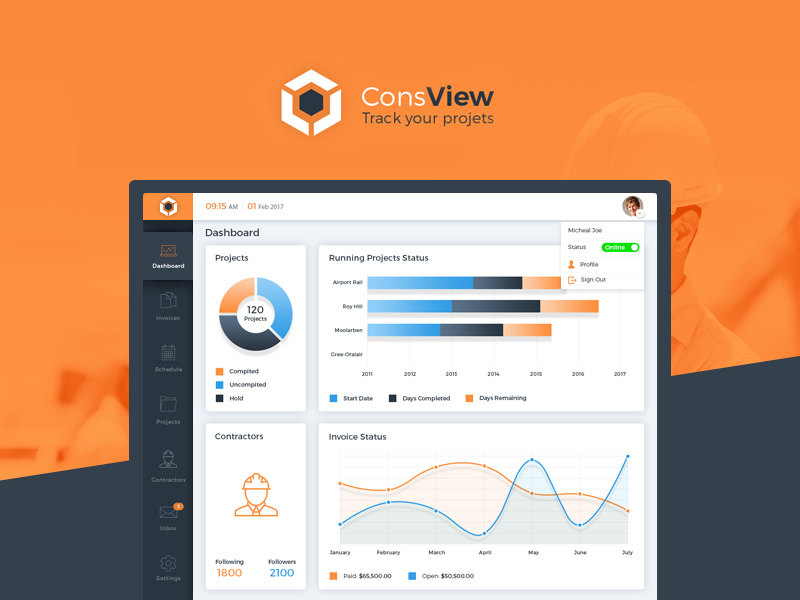 Consview Admin Dashboard Ui Design Free Psd Template Repo Consview Admin Dashboard Ui Design