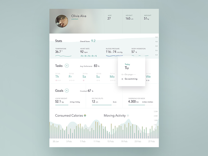 Health Stats Dashboard – Xd Resource