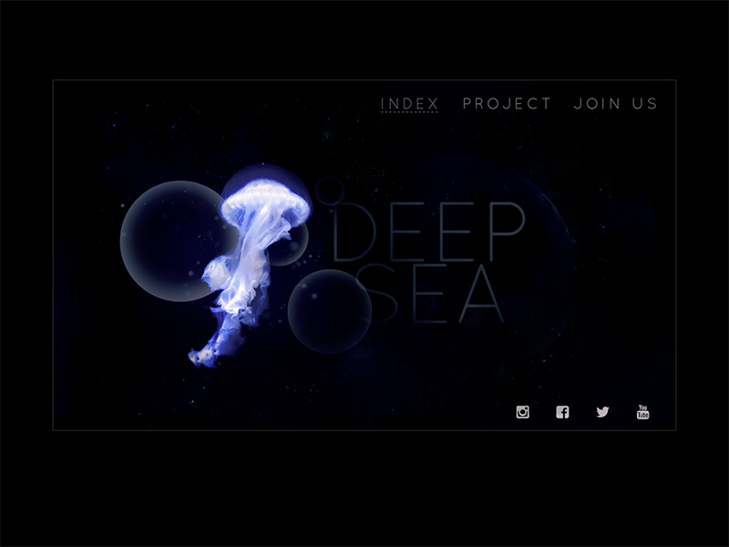 Deep Sea Landing Page Template