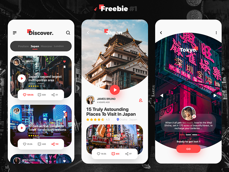 Descover App For Adobe Xd