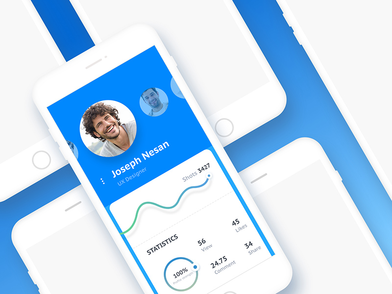 Diagonal Device Mockup