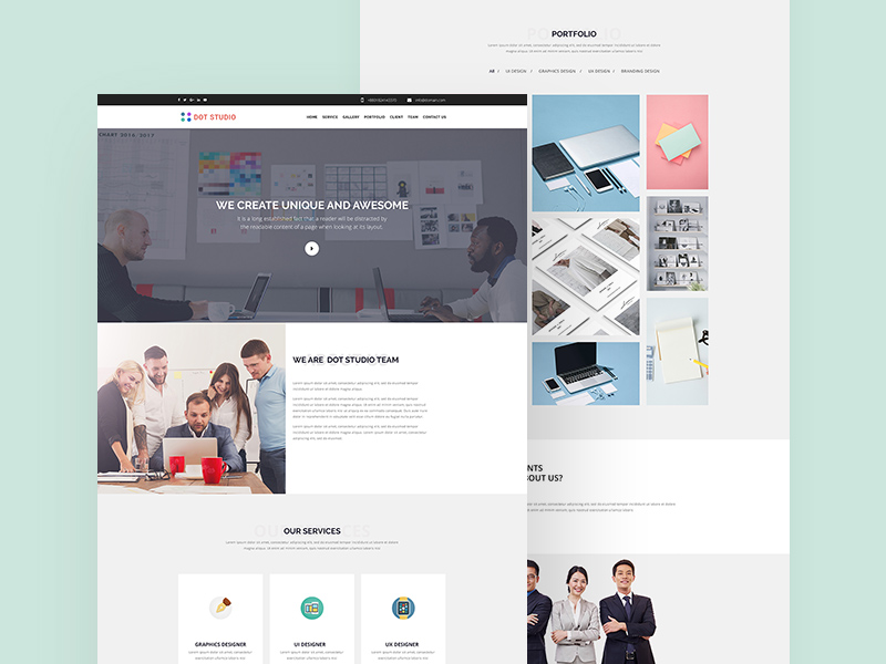Dot Studio – Agency Template