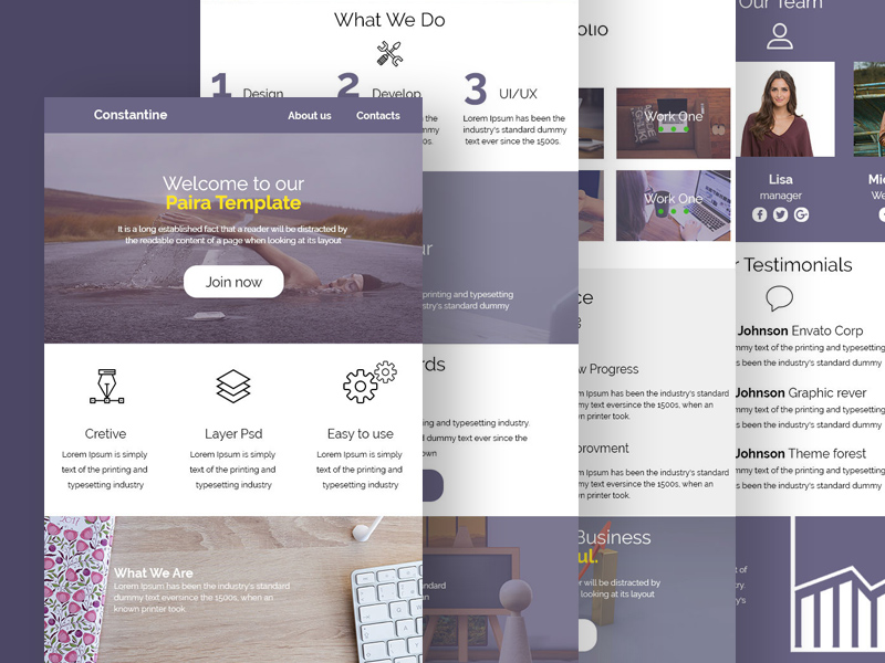 Constantine – Creative Agency Newsletter