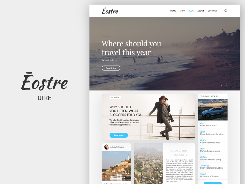 Eostre Ui Kit Sample