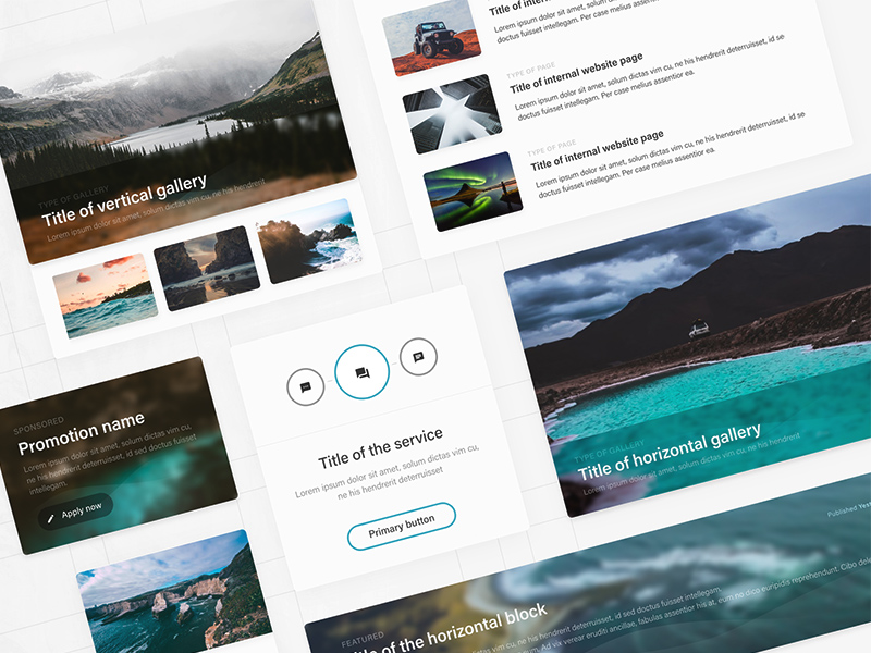Explord – UI Kit For Adobe XD