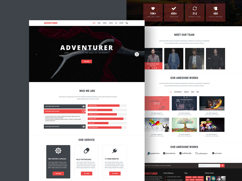 Adventurer Creative Template