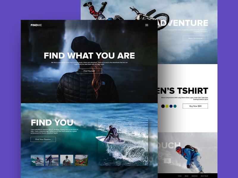 FindMe Website Template