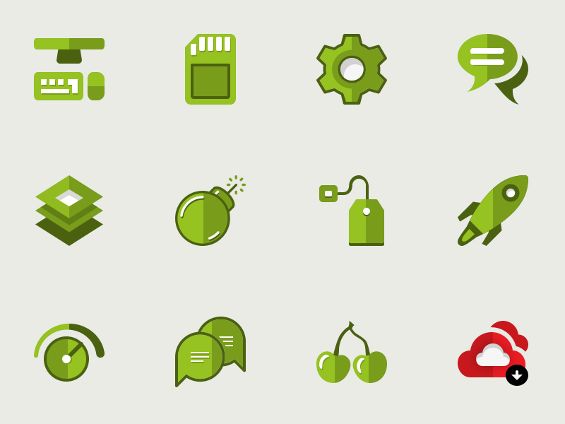 Flatrice Icons