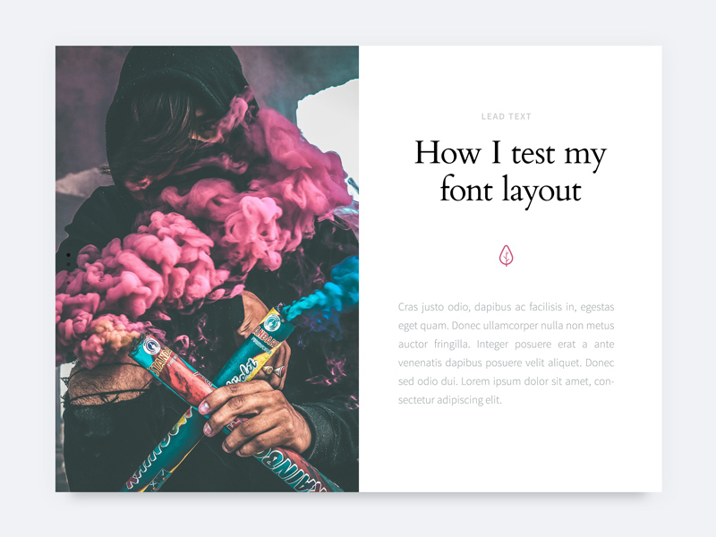 Font Tester Template