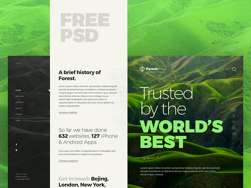 Forest Website Template