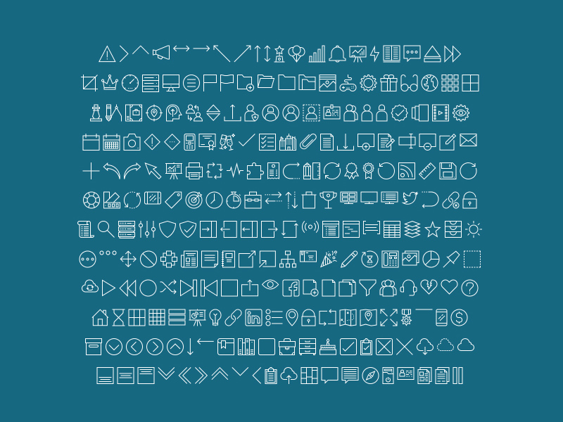 Free 260 Mixed Essential Icons For Adobe Xd