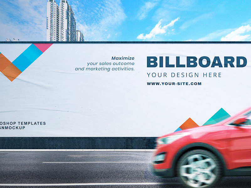 Billboard Mockup | Advertising Street Billboard