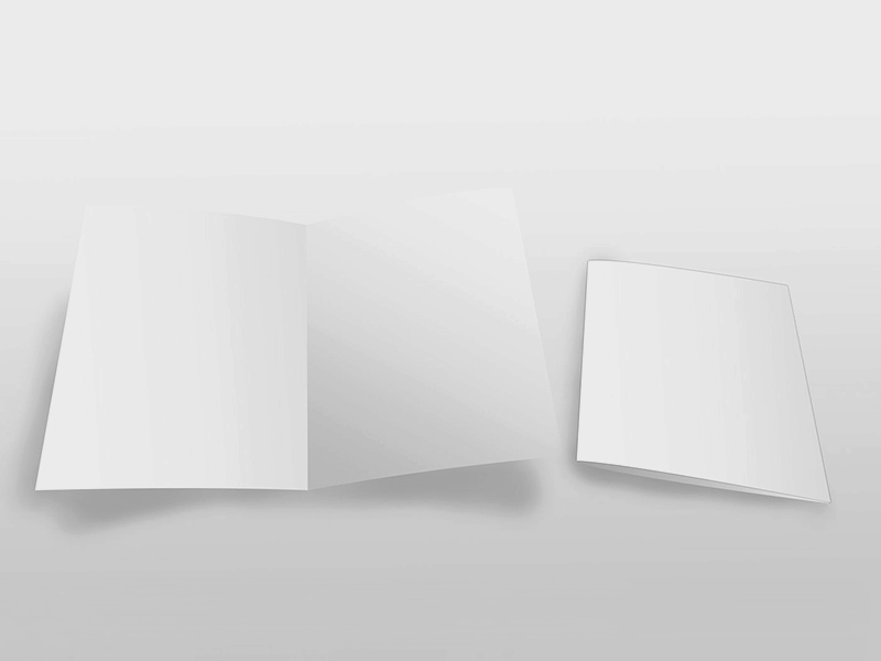 Bifold Magazine Mockup