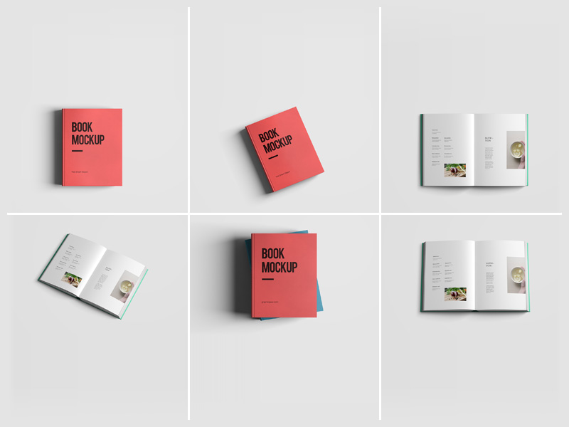 Book Mockups | Free PSD Template | PSD Repo