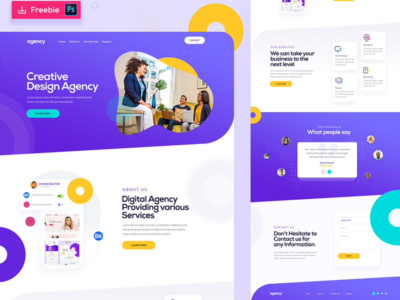 Creative Design Agency Template