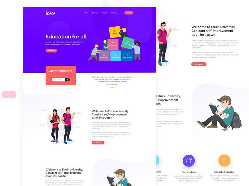Education Website Template