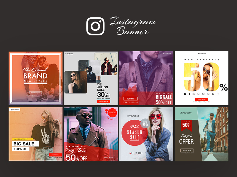 Instagram Ad Banner Templates | Free PSD Template | PSD Repo