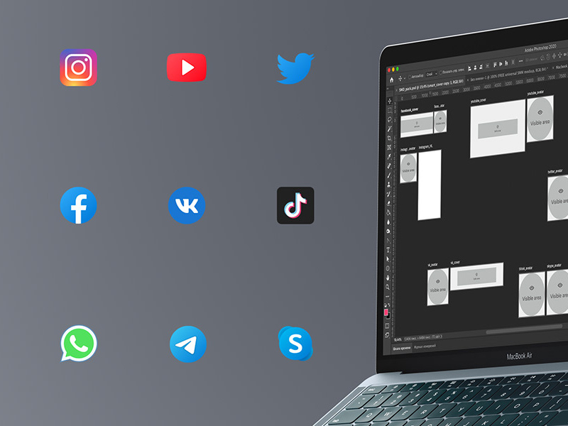 LinkedIn Profile Mockup Free PSD Template PSD Repo