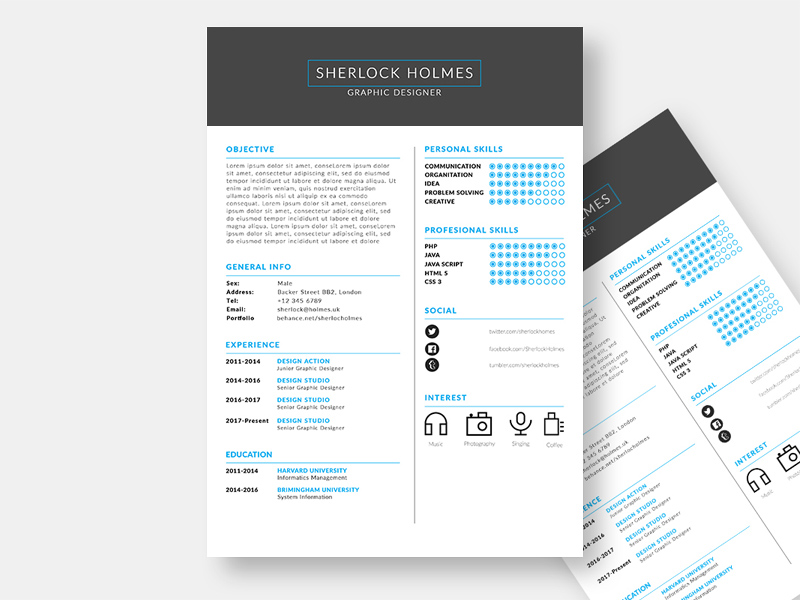 Sherlock Holmes Resume