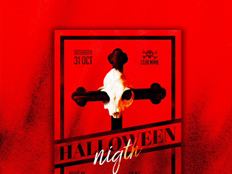 Halloween Night Flyer Template