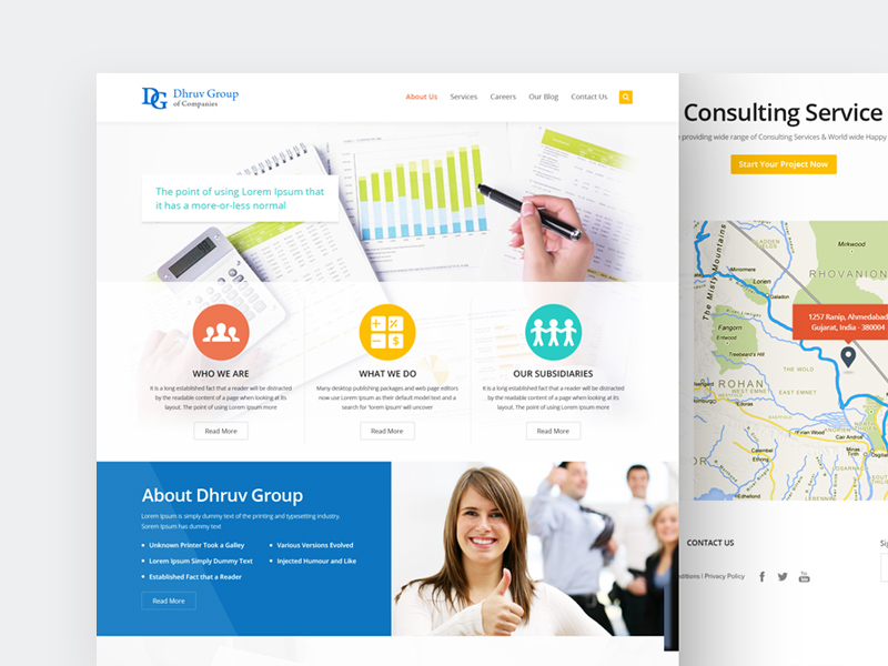 Langing Page Template