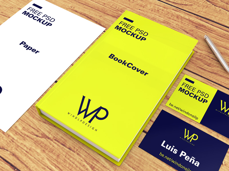 Book, Cards & Paper Mockups