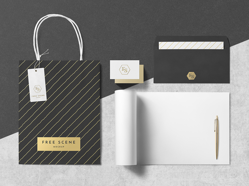 6127+ Stationary Mockup Psd Free