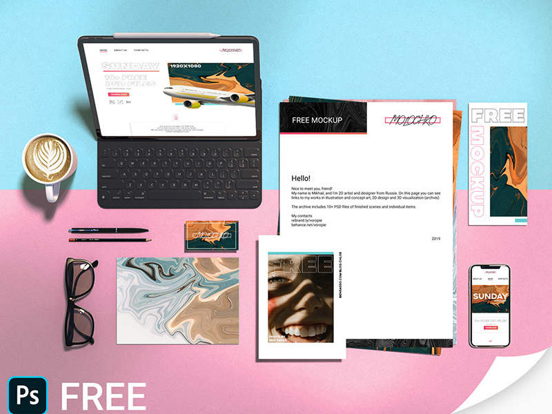 Free Scenes and Mockups