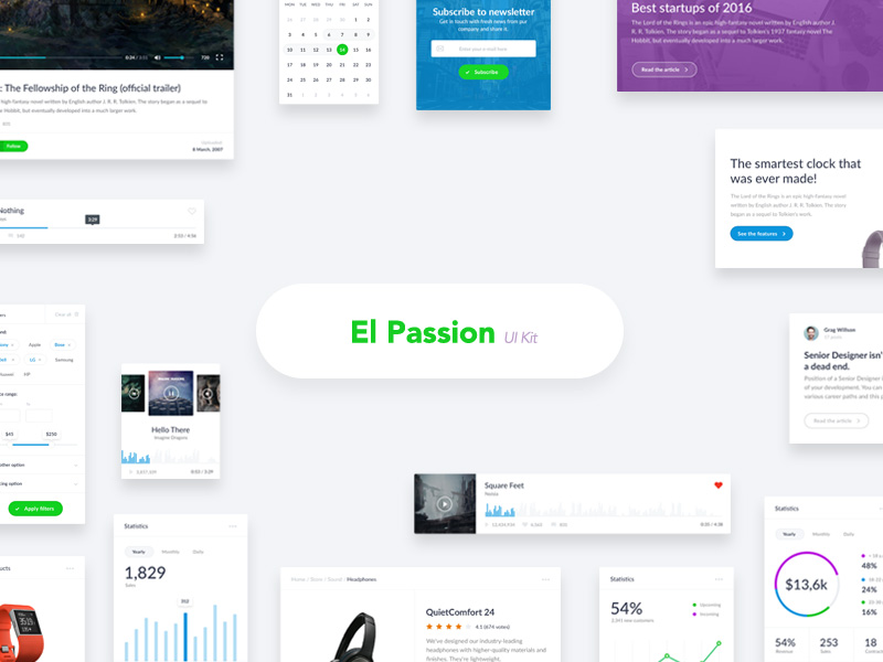 El Passion UI Kit