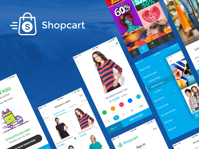Ecommerce Mobile App UI