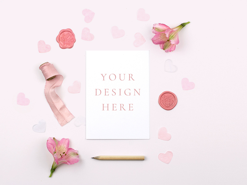 Valentine’s Card Mockup