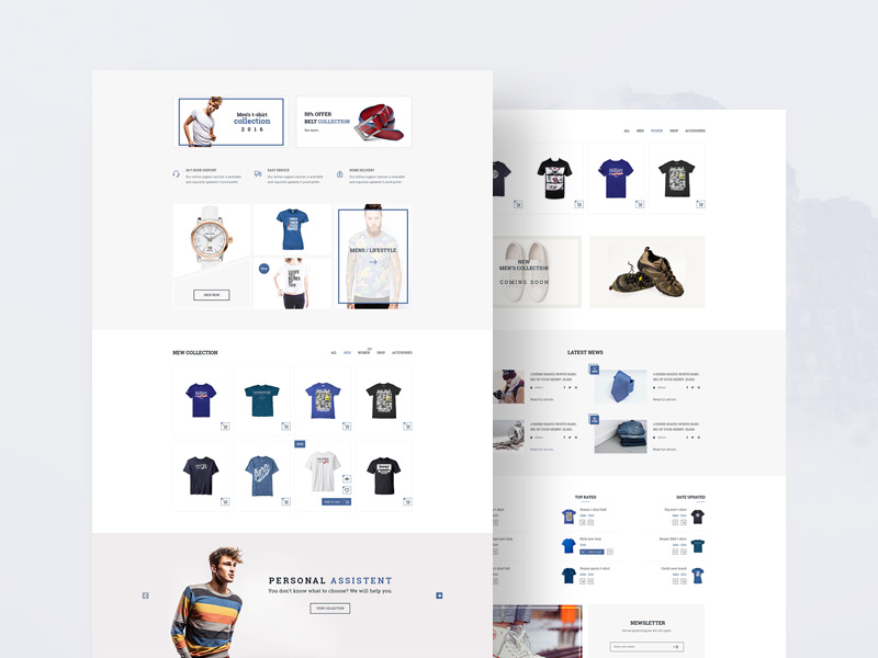 E-commerce Website Template (Freebie)