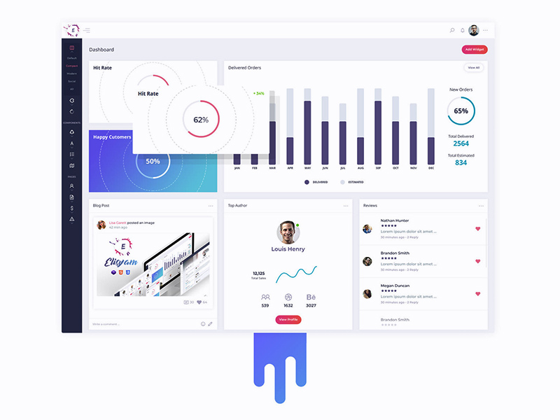 Elisyam Dashboard UI Design