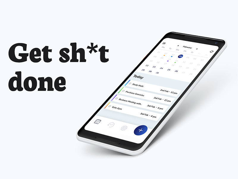 Synced – To-Do Mobile App Design Concept