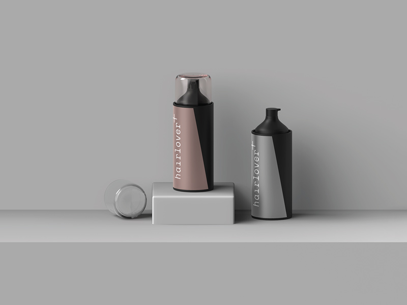 Hairlover Bottle Mockup