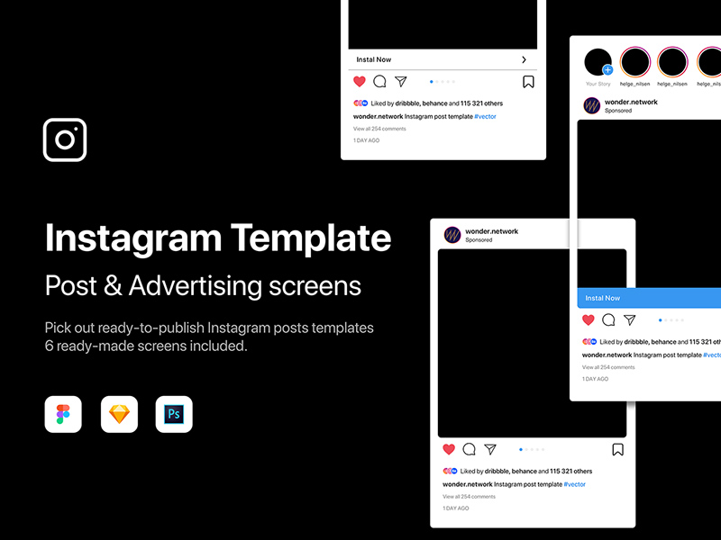 Instagram Post & Advertising Templates
