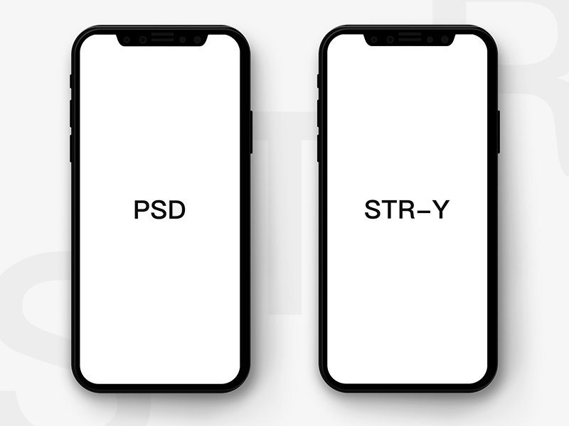 Flat iPhone X PSD Template | Free PSD Template | PSD Repo