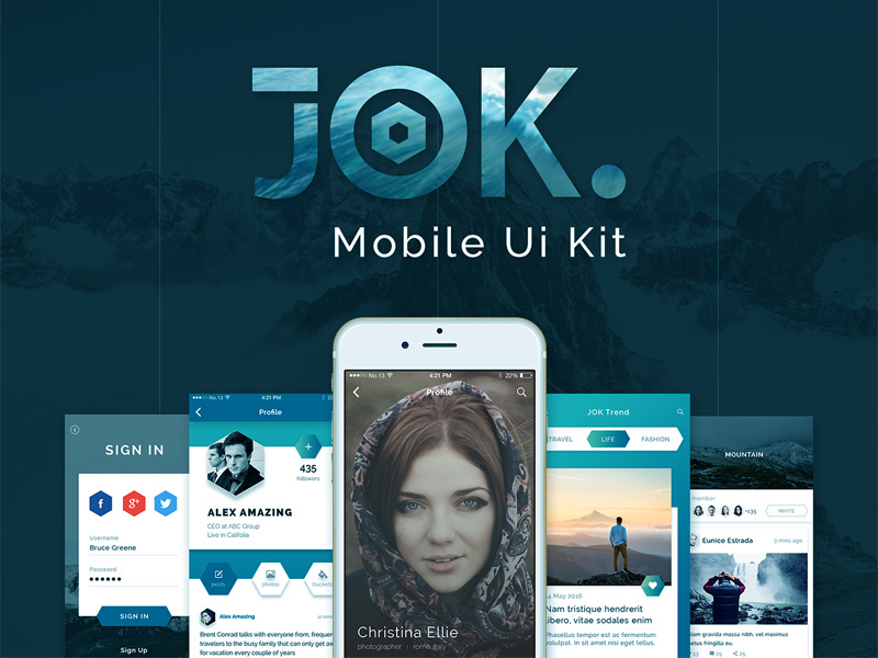 Jok UI Kit Demo