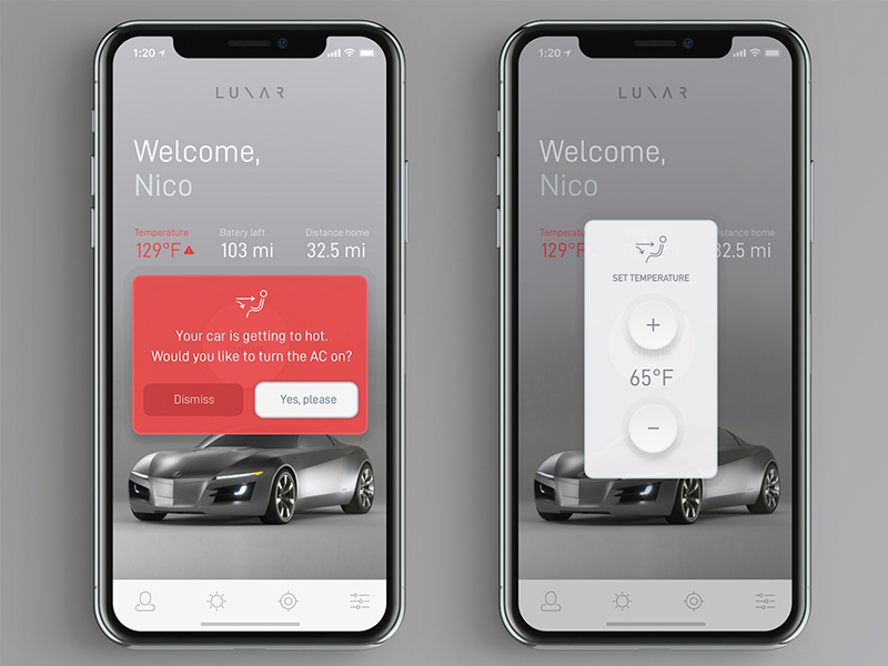 LUNAR App Mobile Template
