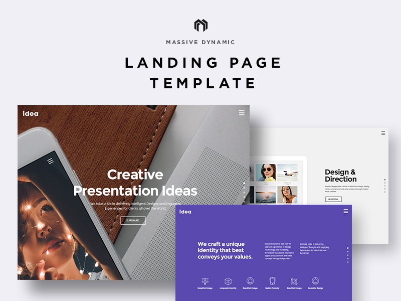 Massive Live Website Builder Landing Page Elements