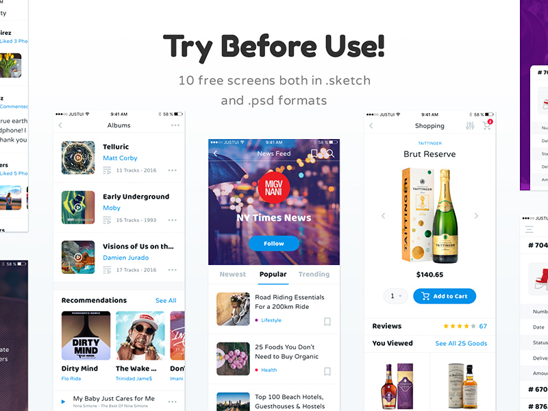 Liberty Mobile UI Kit