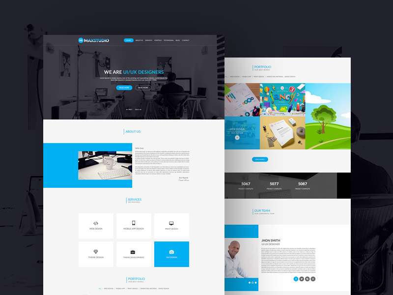 Max Studio Template