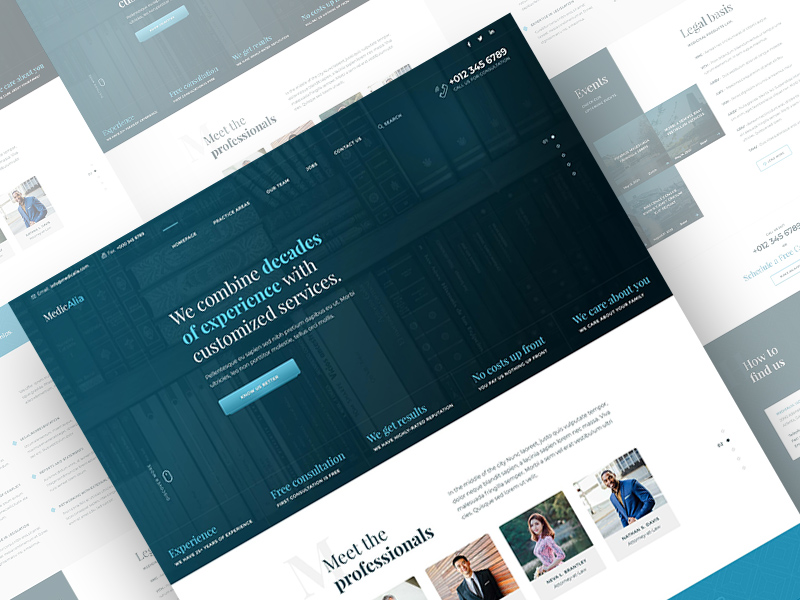 Medicalia Law Website Template